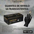 GUANTES DE NITRILO NEGROS