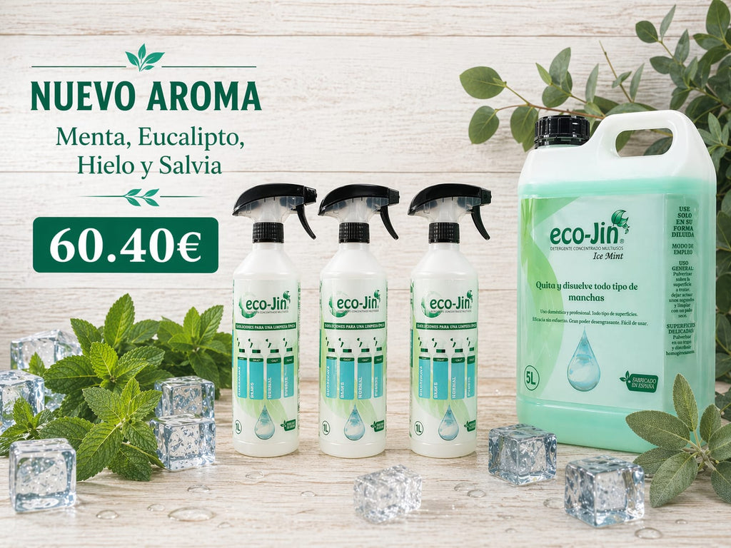 Bidón eco-Jin ICE MINT 5L + 3 VAPORIZADORES