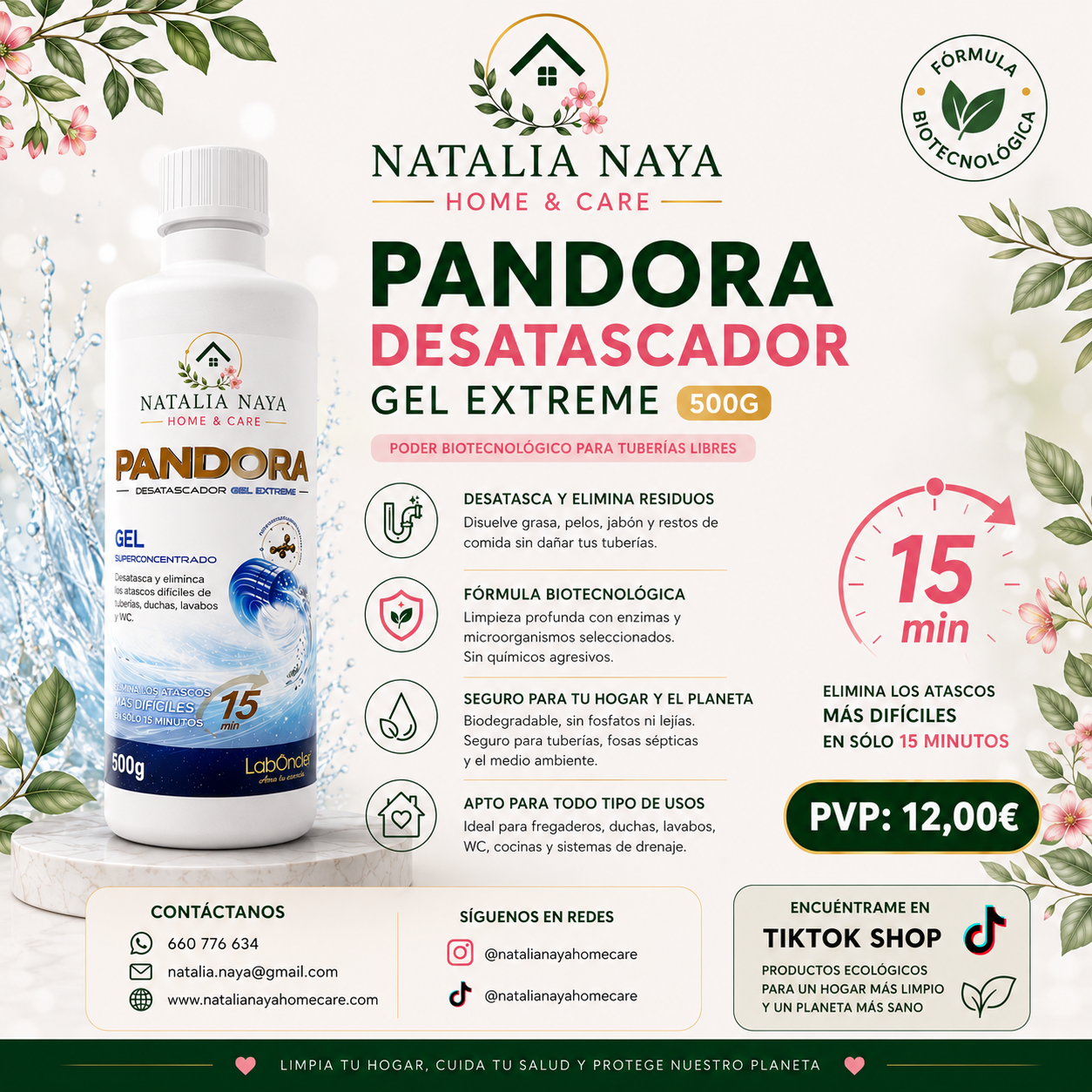 PANDORA Desatascador Gel Extreme