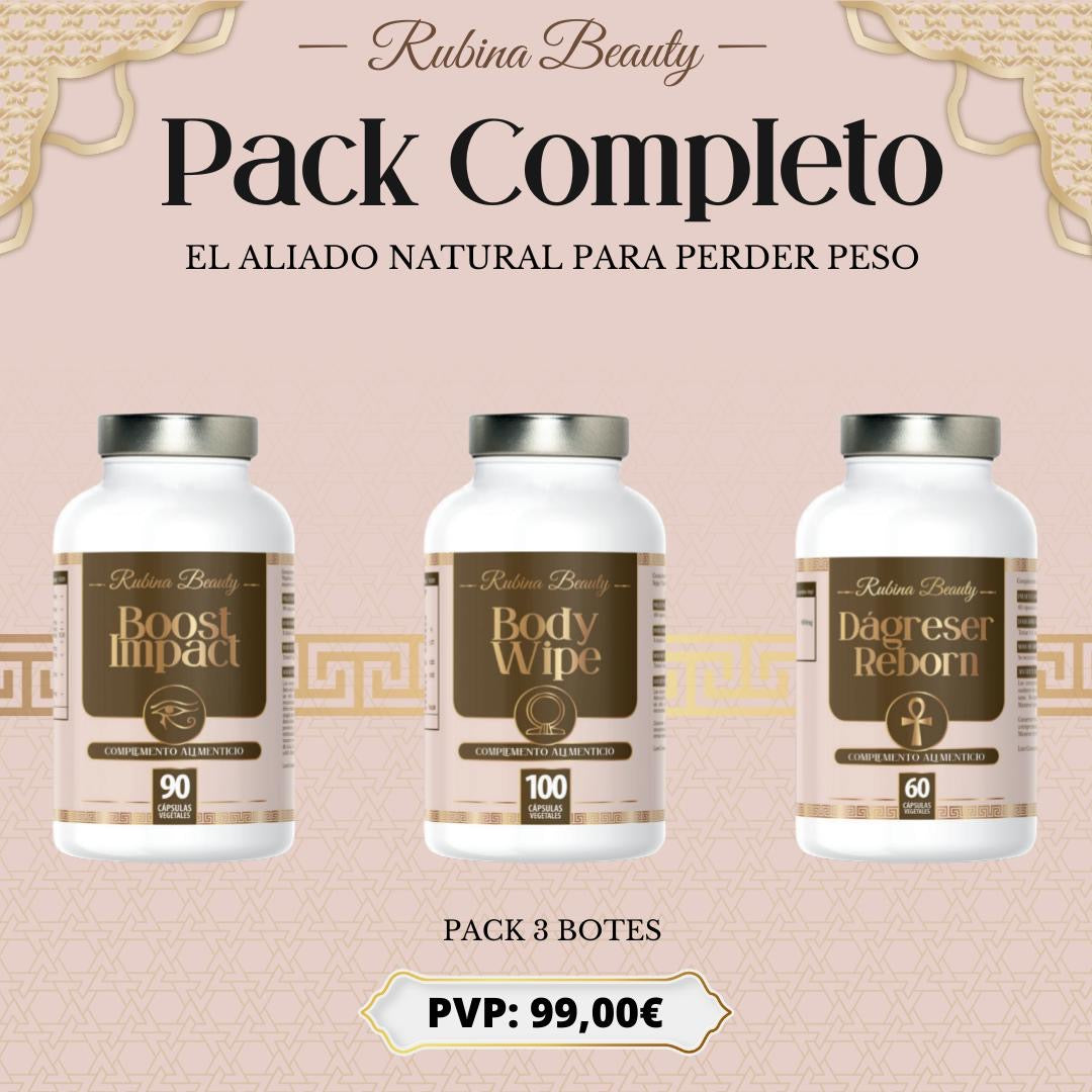 Pack completo Rubina Beauty Complemento Alimenticio