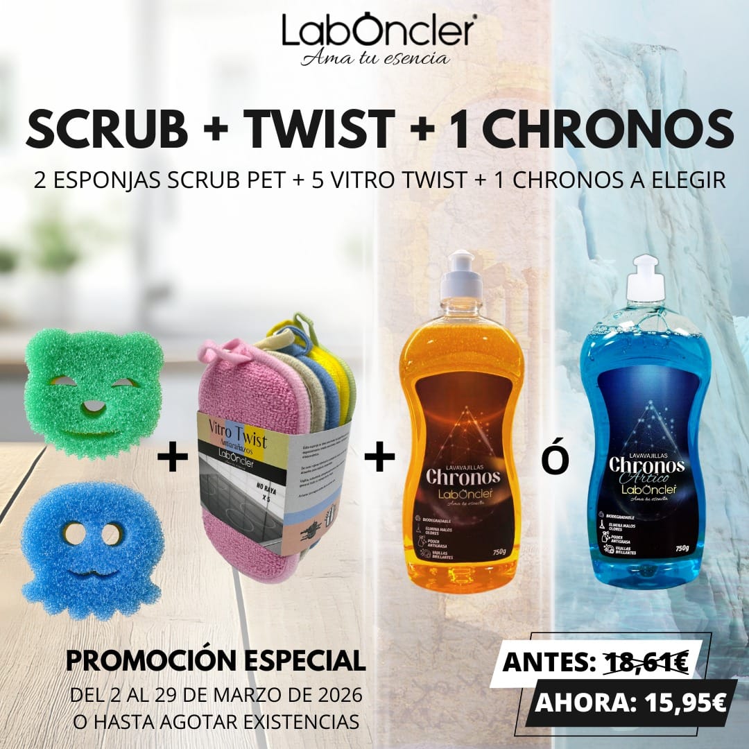 SCRUB+ TWIST + 1 CHRONOS AROMA A ELEGIR