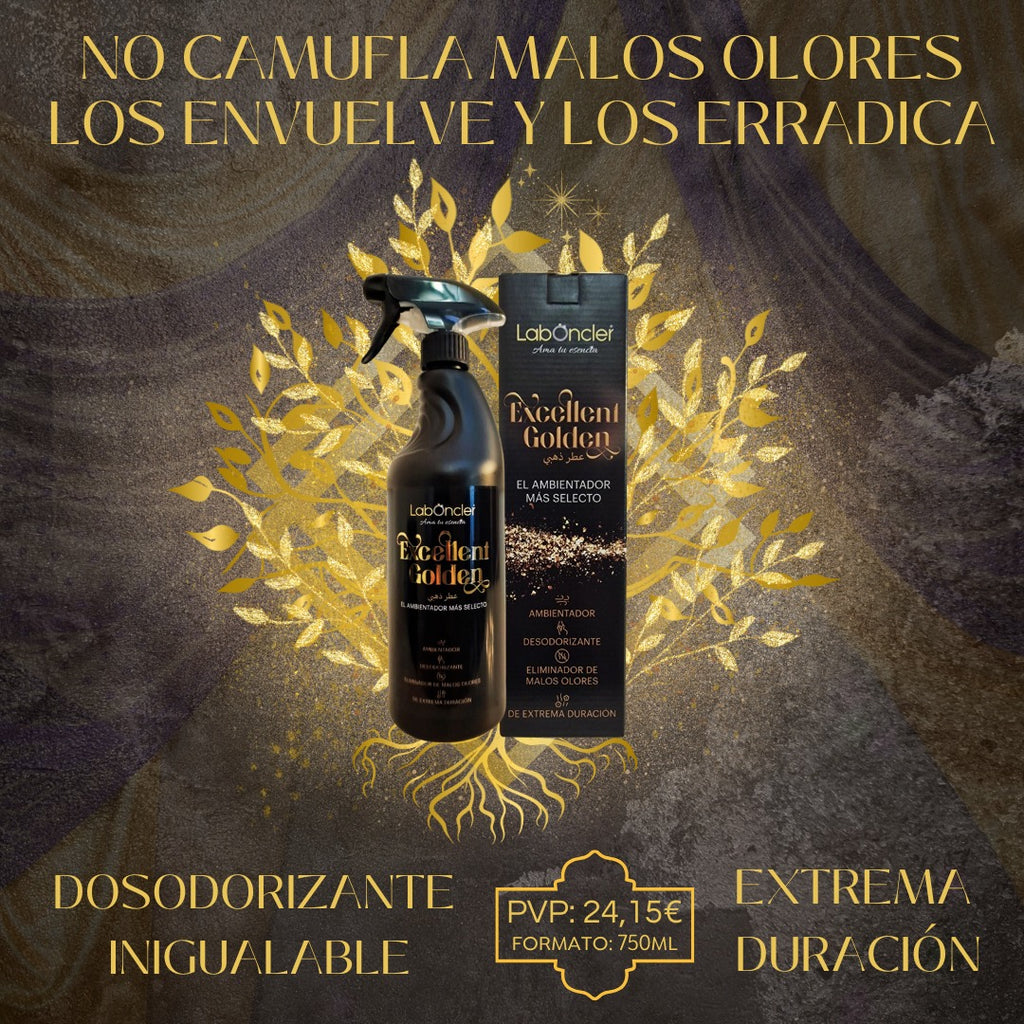 AMBIENTADOR EXCELLENT GOLDEN 750ML
