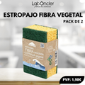 ESTROPAJO FIBRA VEGETAL 2UD