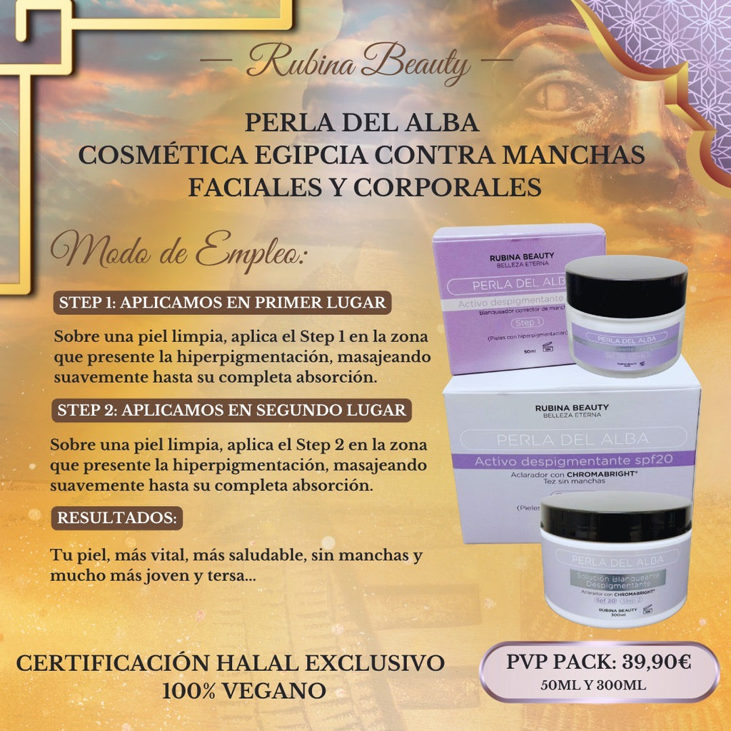 Pack perla del alba step 1+ step 2 Rubina Beauty