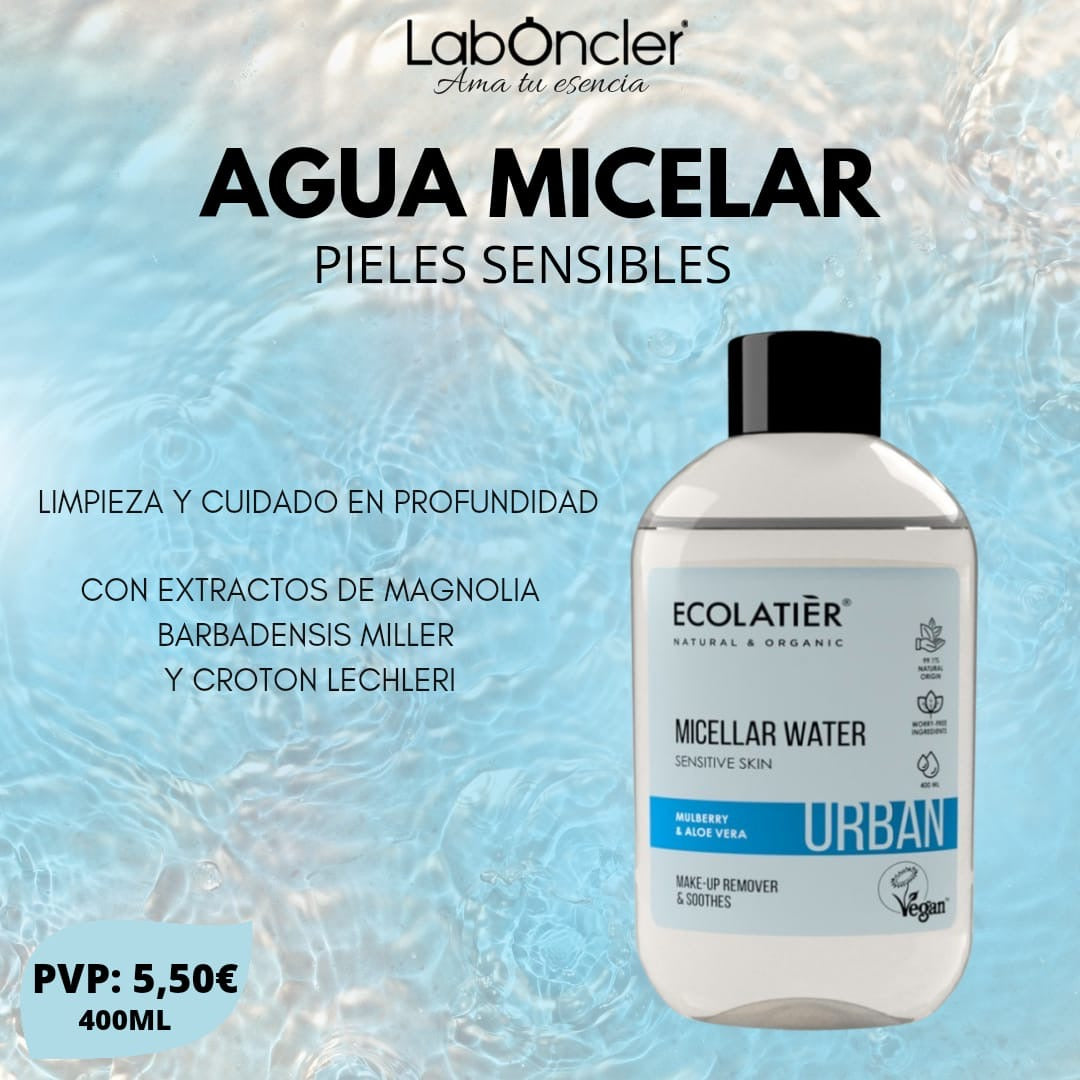 Aguas Micelares, pieles sensibles y para todo tipo de pieles