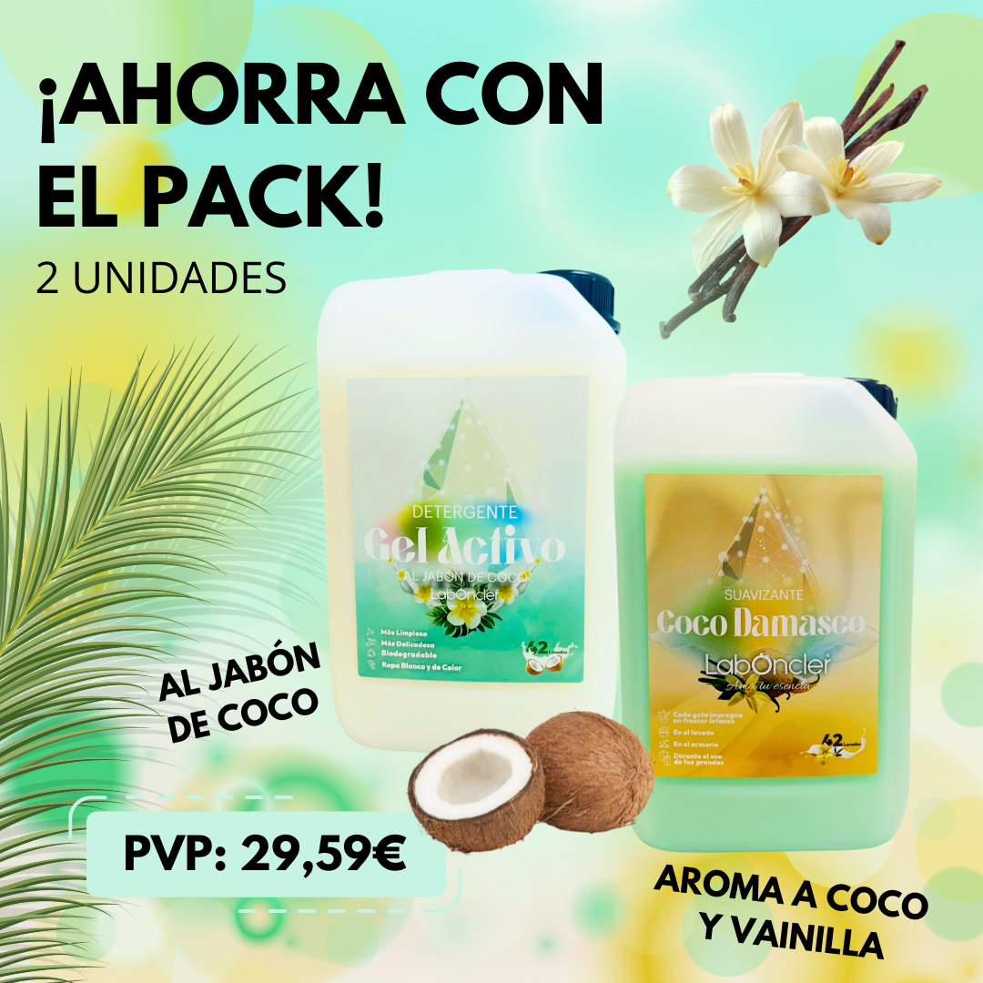 PACK AHORROS DETERGENTES Y SUAVIZANTES LABONCLER