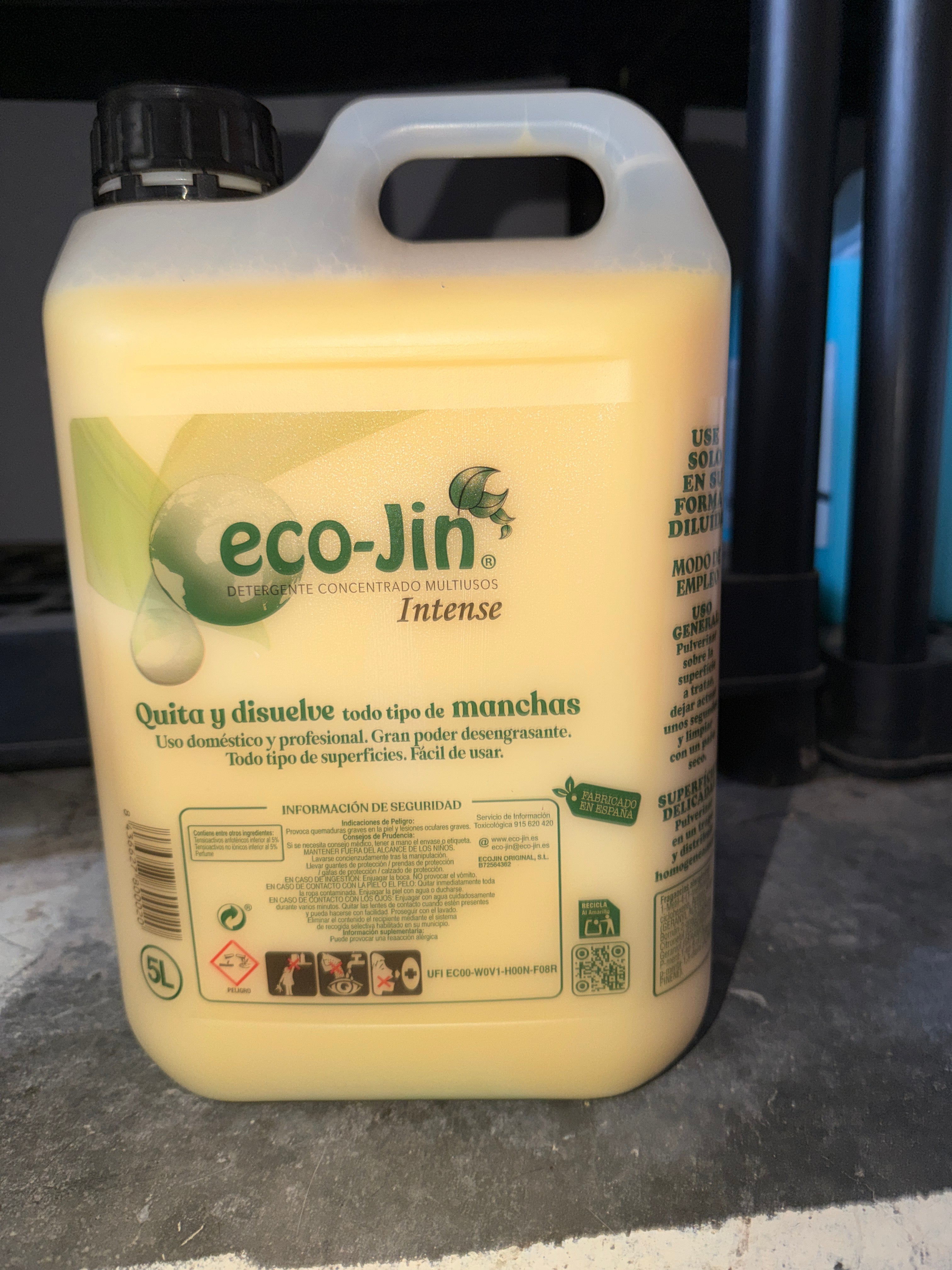 Bidón 5L de Eco-Jin  Aromas a Elegir Sin Difusor De Mezclas