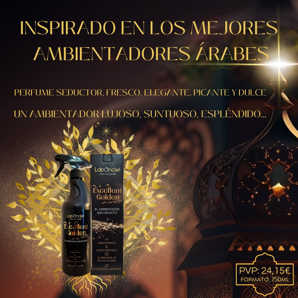 AMBIENTADOR EXCELLENT GOLDEN 750ML