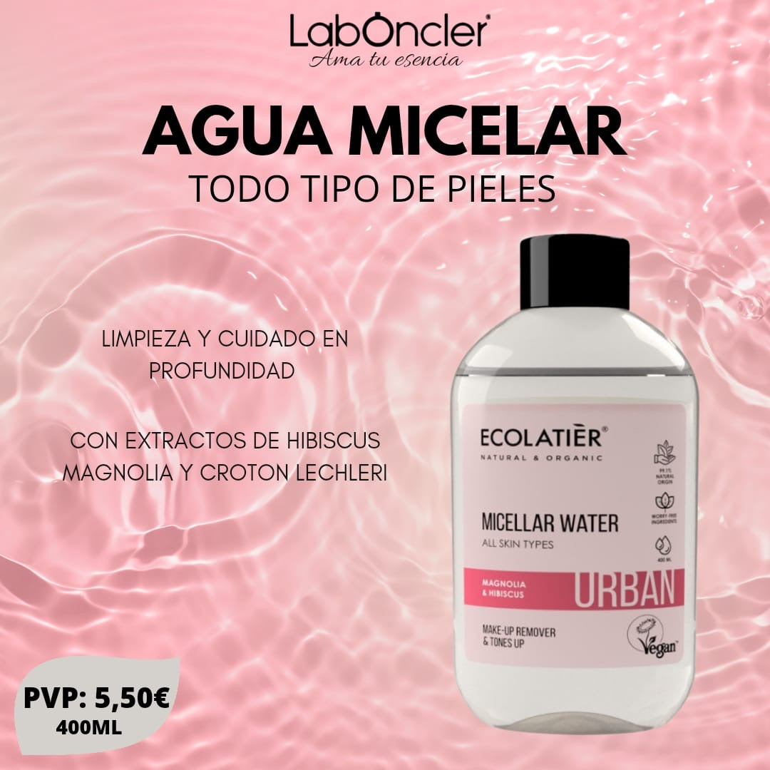Aguas Micelares, pieles sensibles y para todo tipo de pieles