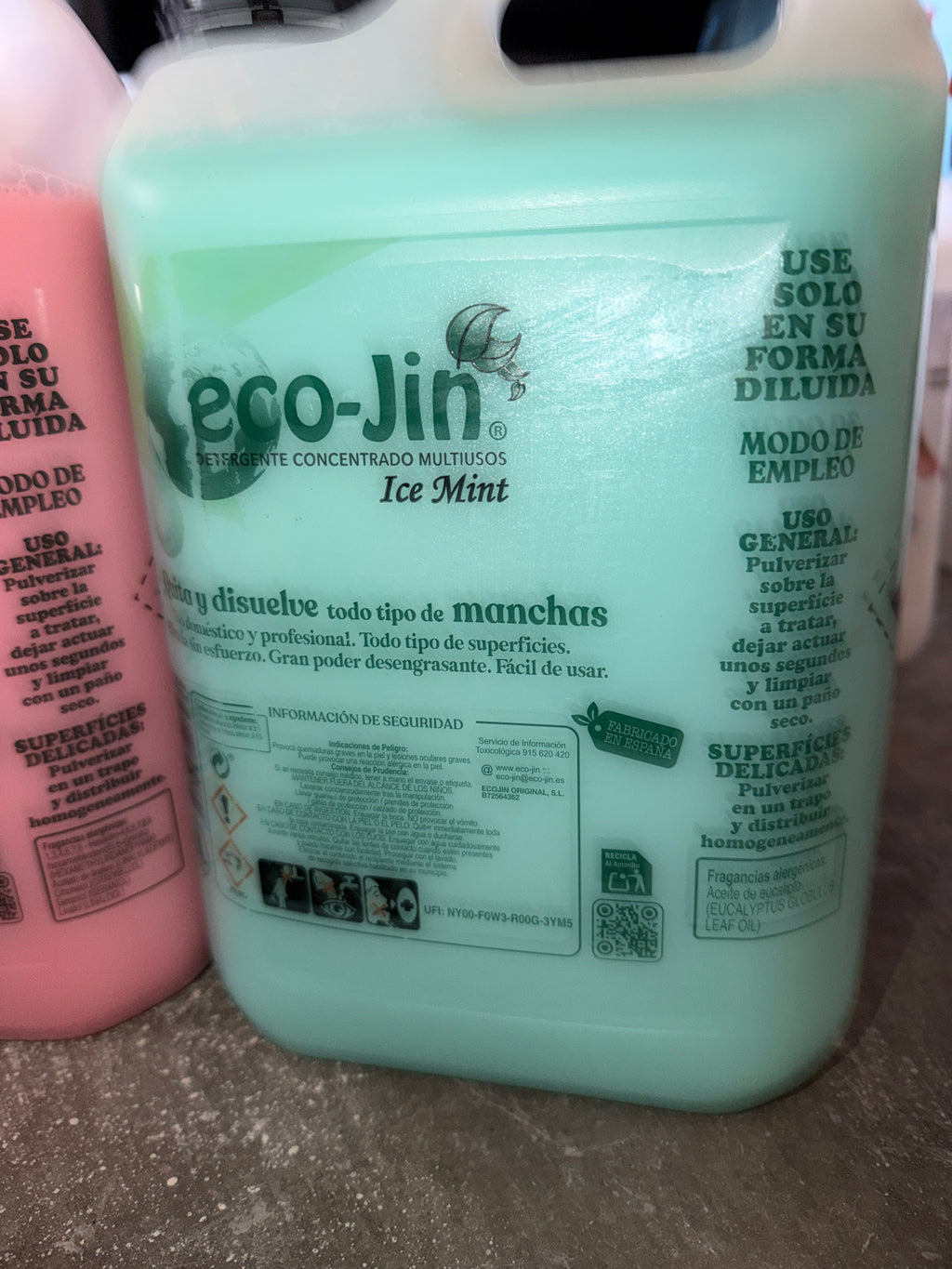 Eco-Jin Bidón 5L — Limpiador Concentrado Multiusos Eco | Aroma a Elegir