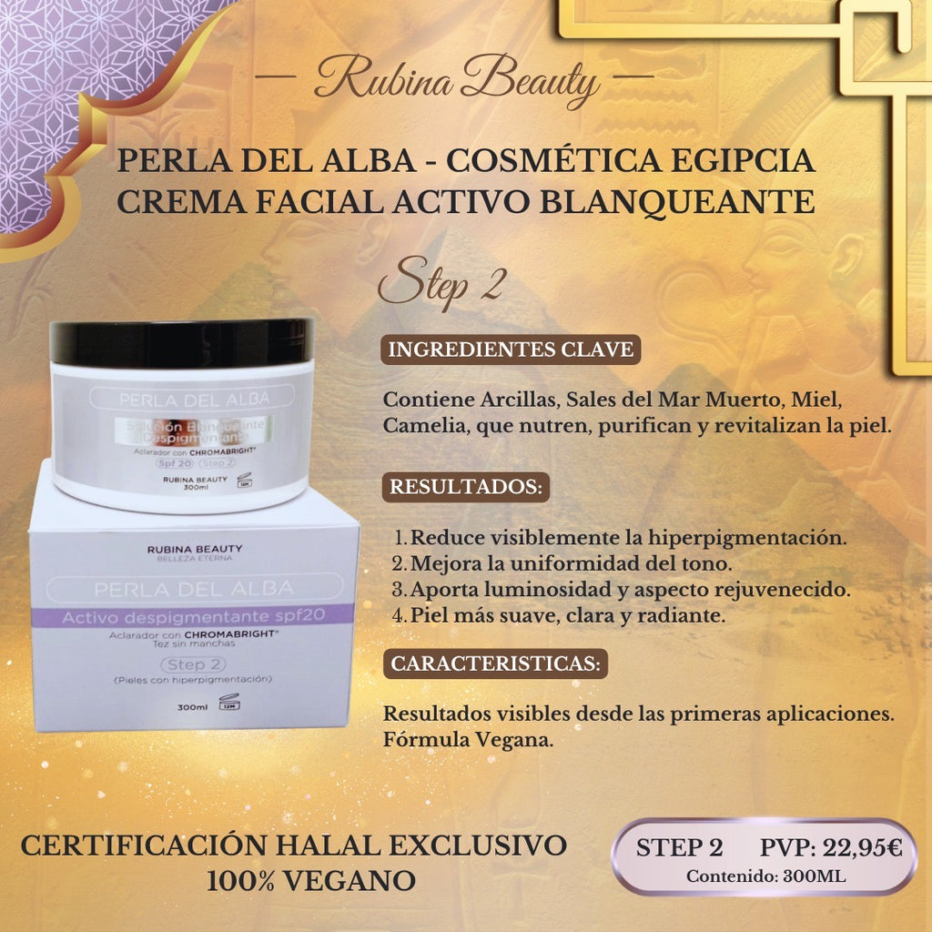 Pack perla del alba step 1+ step 2 Rubina Beauty