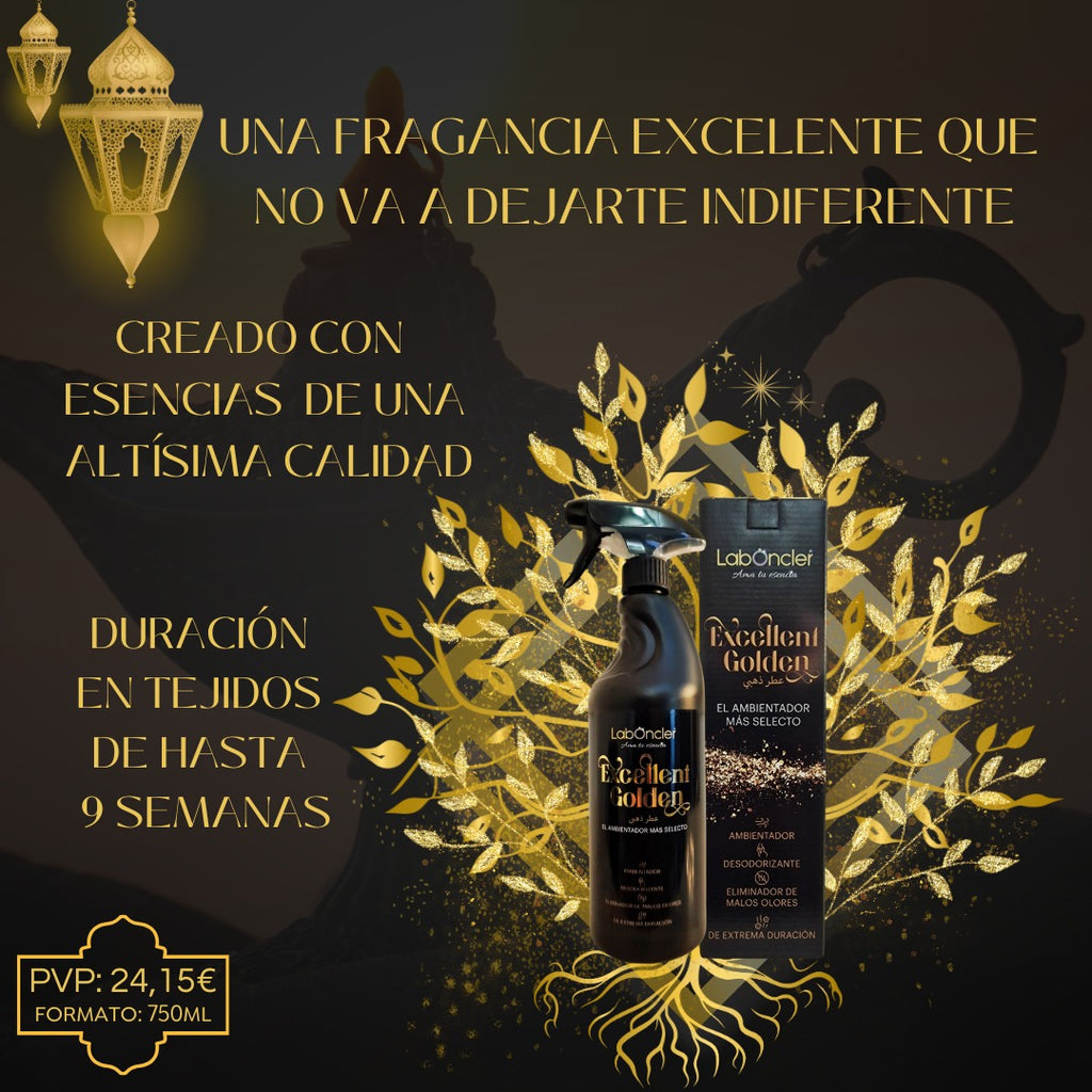 AMBIENTADOR EXCELLENT GOLDEN 750ML
