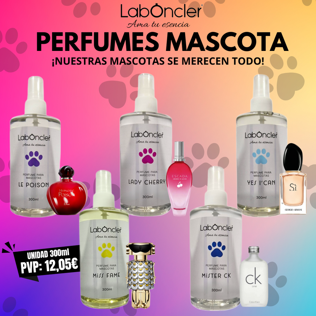Perfumes para mascotas
