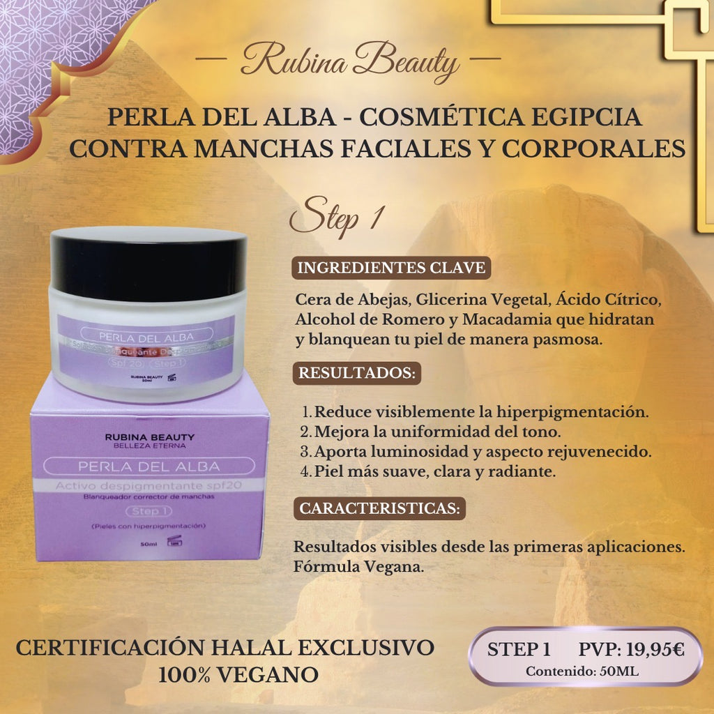 Pack perla del alba step 1+ step 2 Rubina Beauty