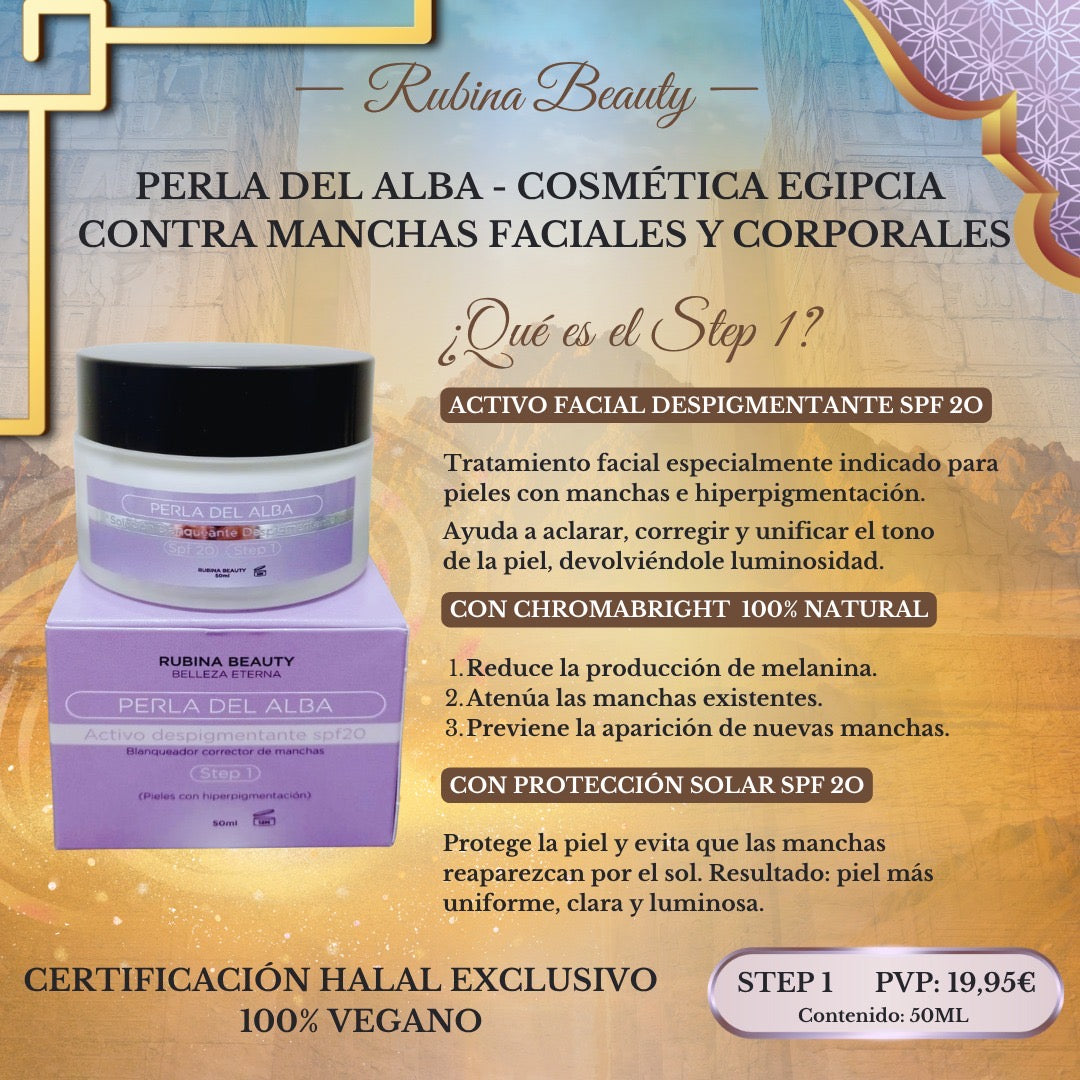 Pack perla del alba step 1+ step 2 Rubina Beauty