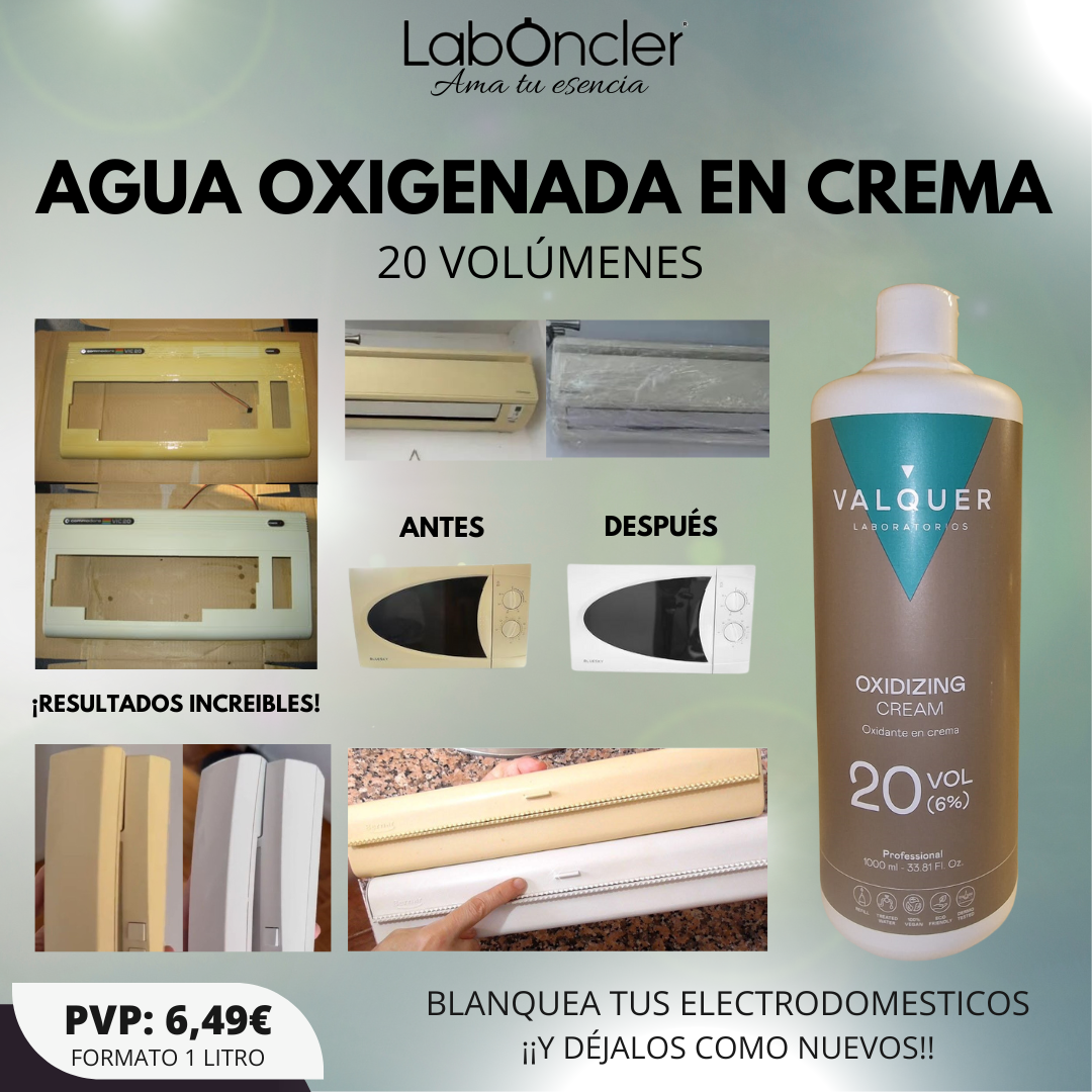 AGUA OXIGENADA EN CREMA 20 VOLÚMENES (1L)
