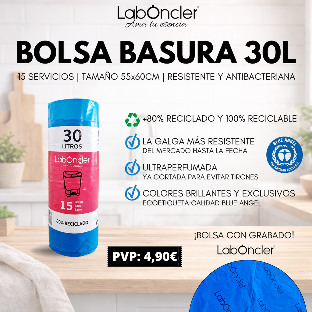 BOLSAS DE BASURA TAMAÑO A ELEGIR