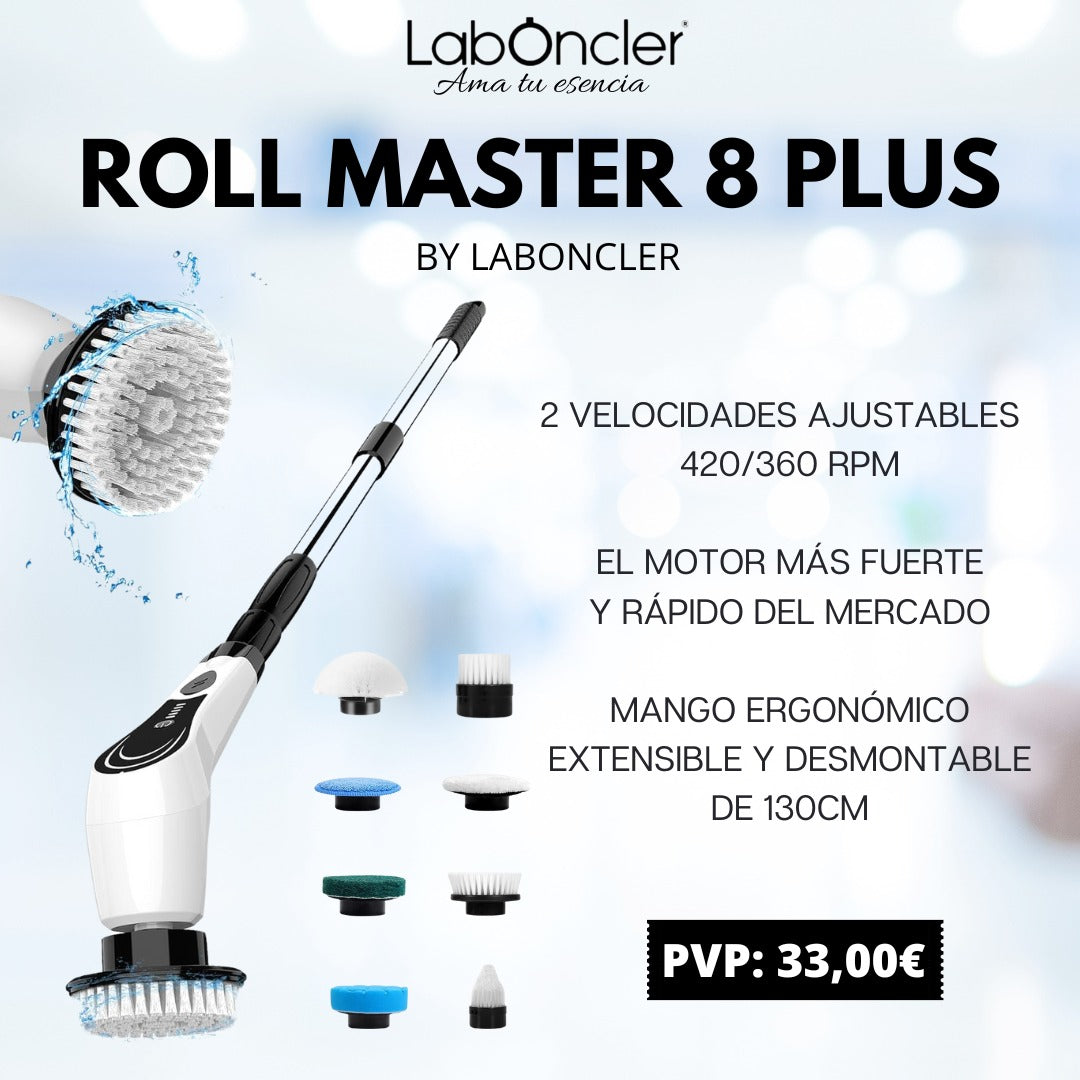 ROLL MASTER 8 PLUS – CEPILLO ELÉCTRICO LIMPIEZA