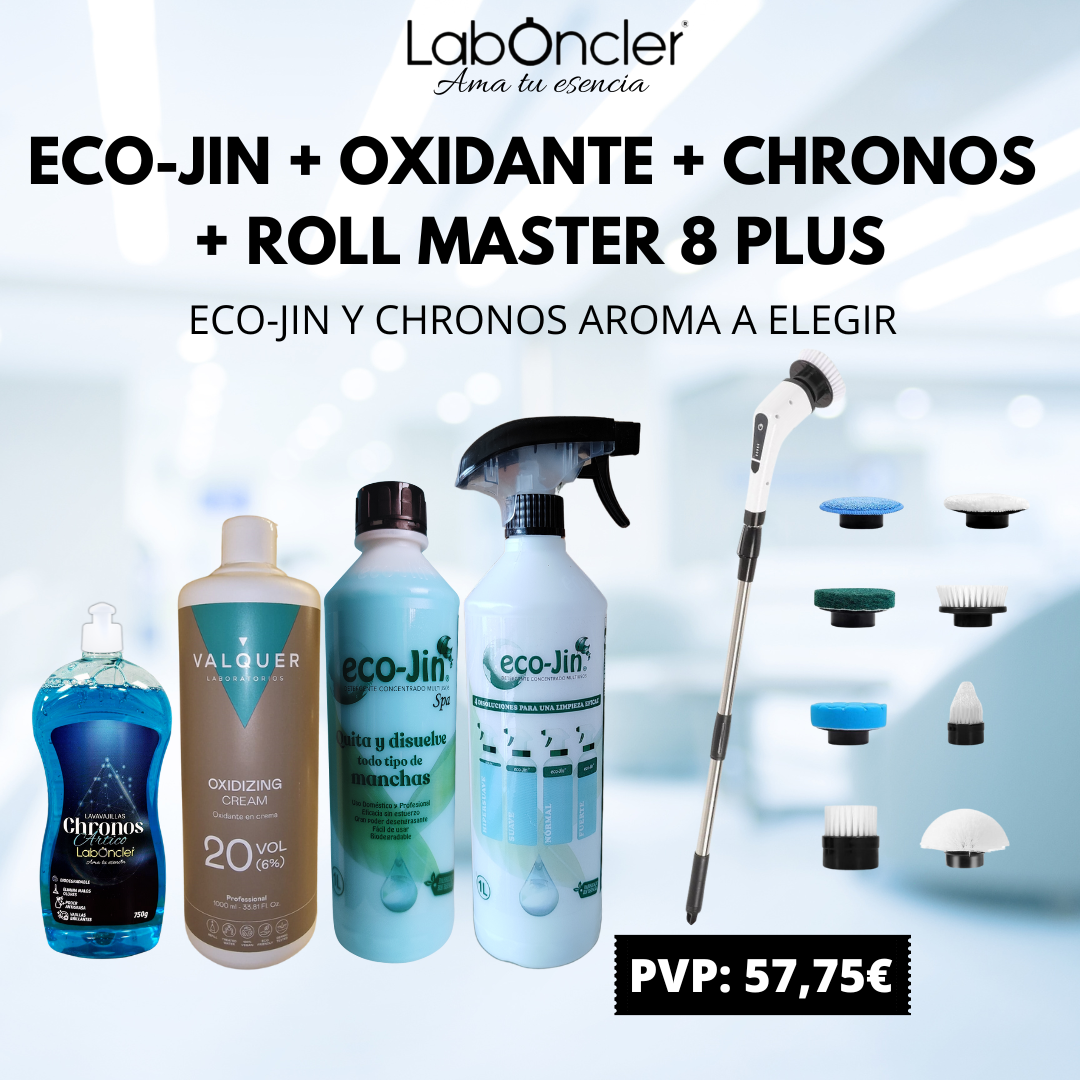 PACK ECO-JIN + OXIDANTE + CHRONOS + ROLL MASTER 8 PLUS