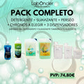PACK COMPLETO LIMPIEZA LABONCLER DETERGENTE + SUAVIZANTE + PERSEO + CHRONOS + DISPENSADORES