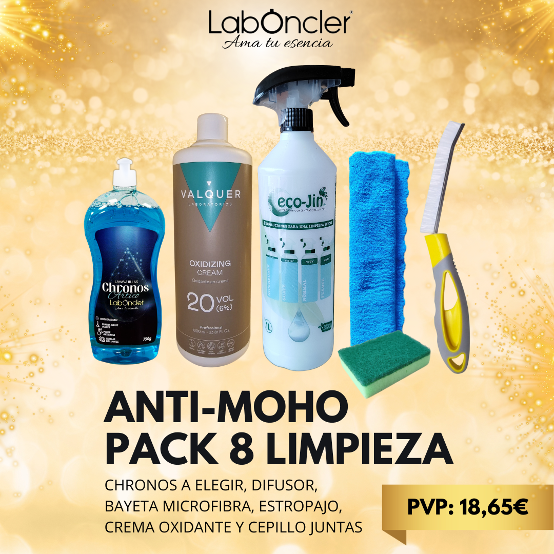 Pack 8 limpieza ANTI-MOHO