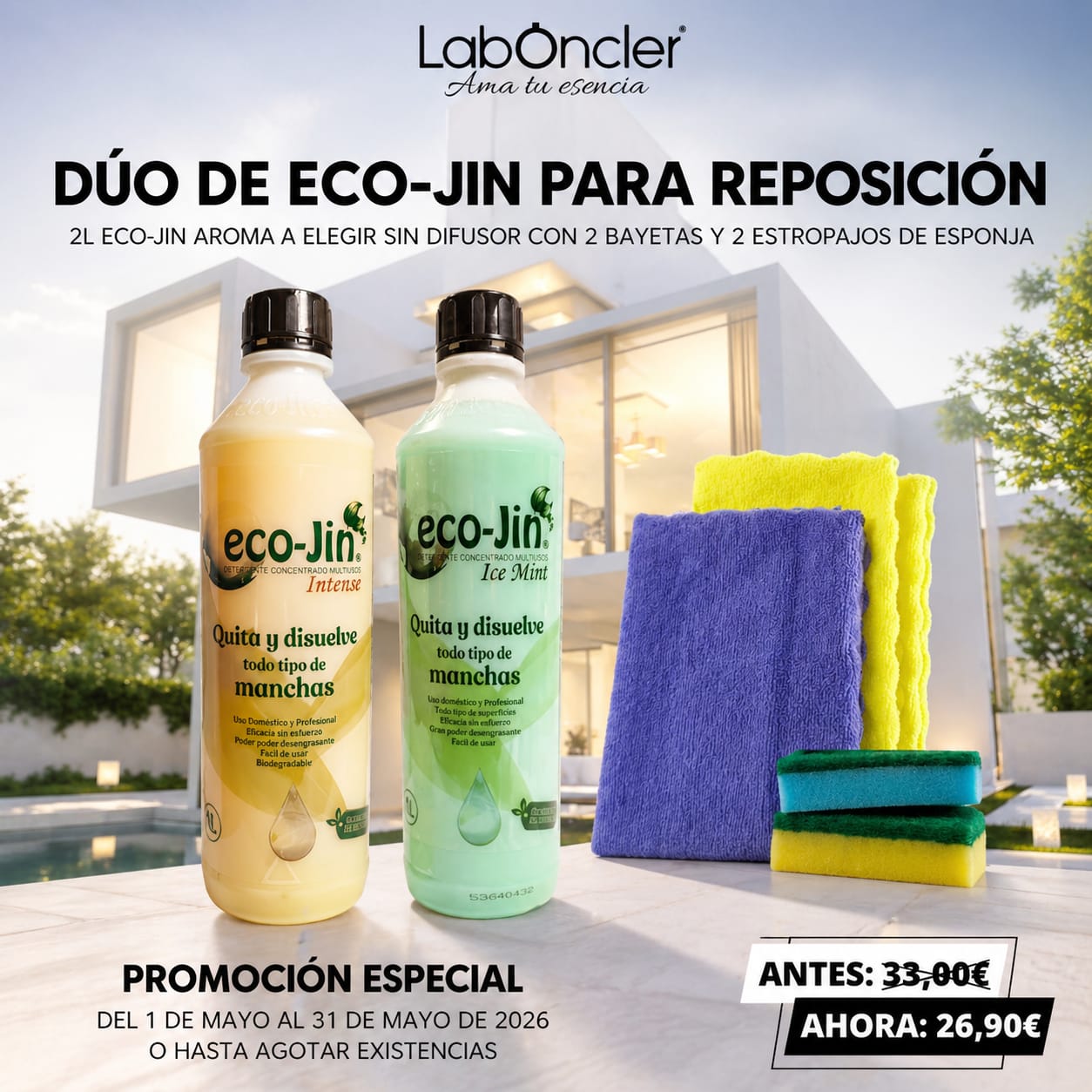 Nuevo pack para reposición