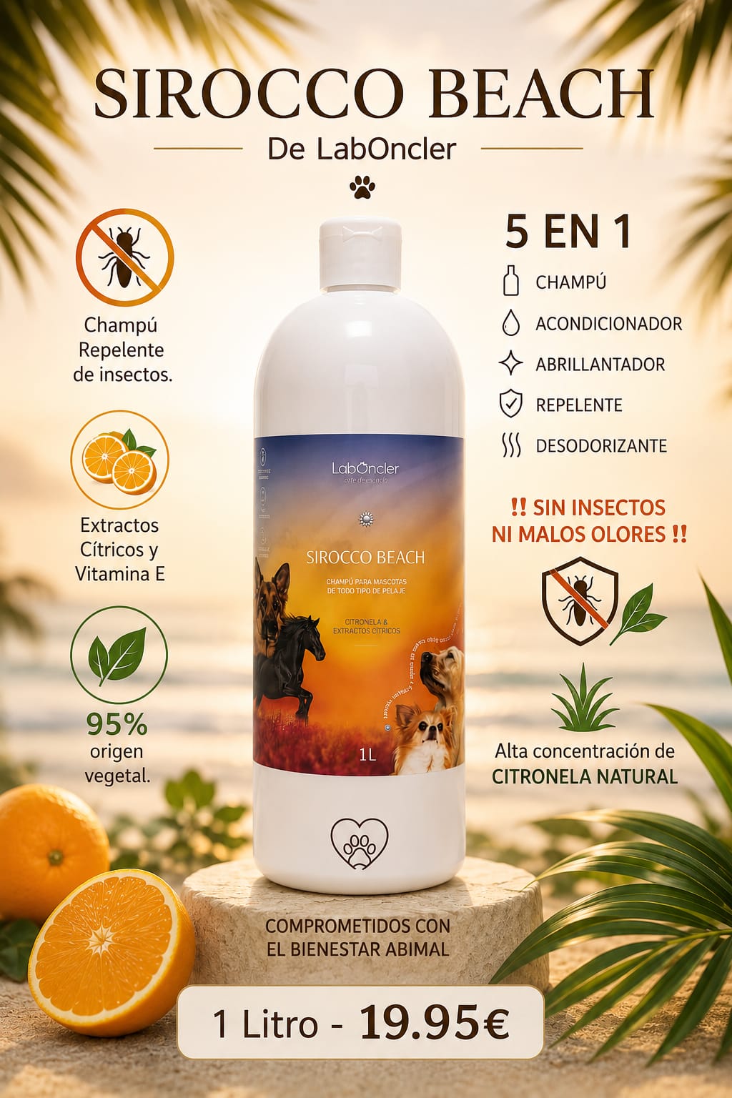 Champus para perros, gatos y demas animales