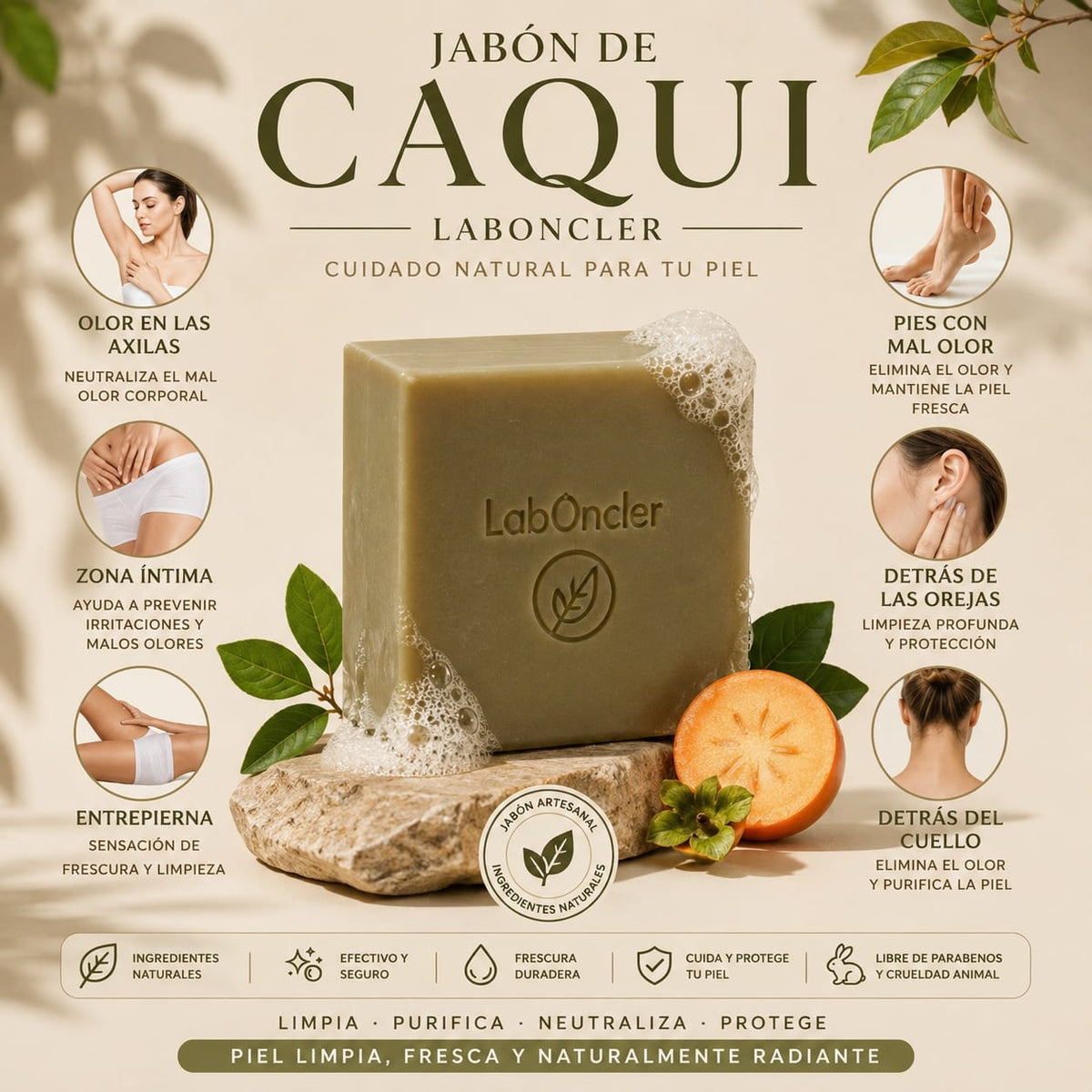 Jabones Naturales Artesanales Laboncler Aceite de Oliva y Coco